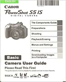 Canon powershot s5is advanced manual